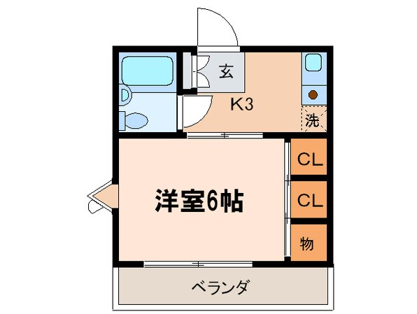 メ－プル経堂の物件間取画像